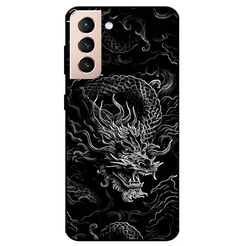 کاور مگافون طرح اژدها مدل 1897 مناسب برای گوشی موبایل سامسونگ Galaxy S21 / S21 5G         