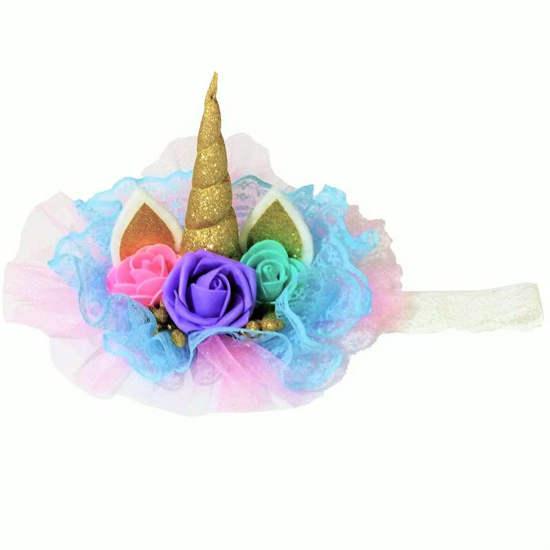 تل مو دخترانه ریماز مدل یونیکورن کد 133