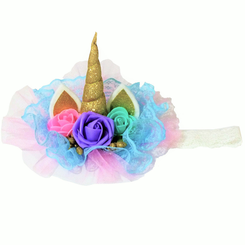 تل مو دخترانه ریماز مدل یونیکورن کد 133