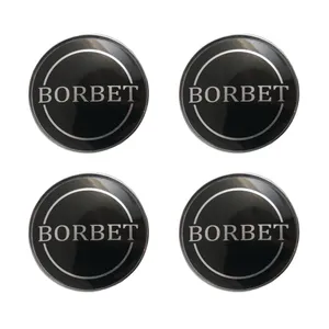 درپوش رینگ خودرو آراکس یدک مدل AY-3105 طرح Borbet بسته 4 عددی