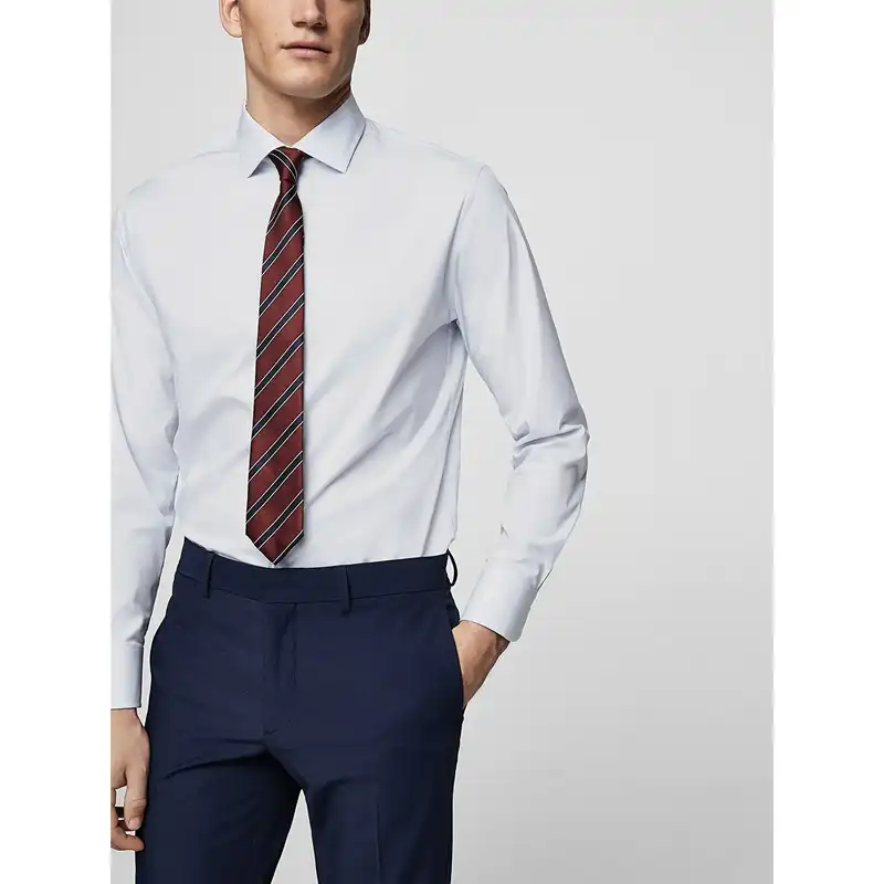 پیراهن آستین بلند مردانه مانگو مدل SB330EME