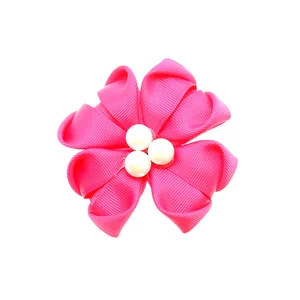 گیره مو زنانه دلنار گالری مدل پاپیون مرواریدی