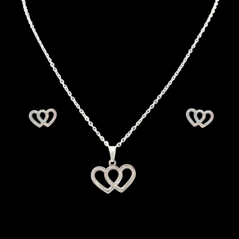 نیم ست زنانه مدل قلب 145 نیم ست زنانه مدل قلب 145