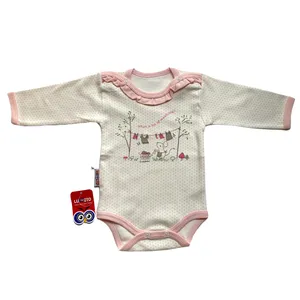 بادی آستین بلند نوزادی لوپتو طرح لاندری