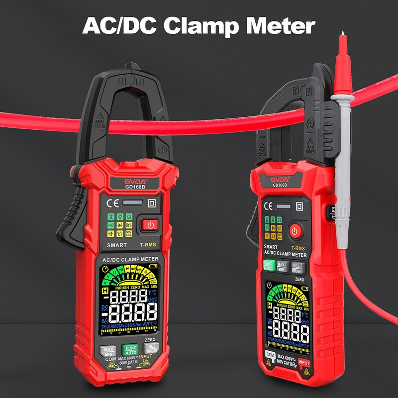 کلمپ آمپر متر جی وی دی ای مدل GD166B کلمپ آمپر متر جی وی دی ای مدل GD166B