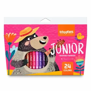 ماژیک رنگ آمیزی اسکول فنس مدل JUNIOR  بسته 24 عددی
