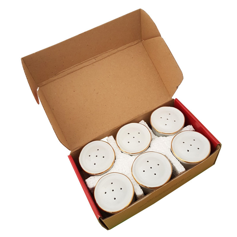 نمکپاش مدل نیلوفری لب طلا کد m72 بسته 6 عددی نمکپاش مدل نیلوفری لب طلا کد m72 بسته 6 عددی