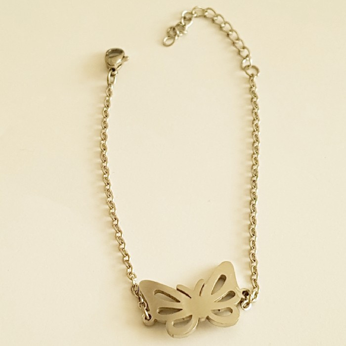 دستبند زنانه مدل پروانه کد P677