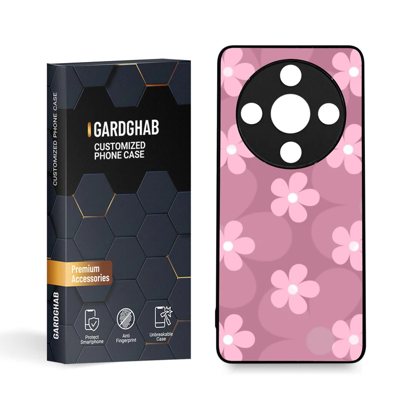 کاور گارد قاب مدل طرح گل مناسب برای گوشی موبایل آنر X9B 5G