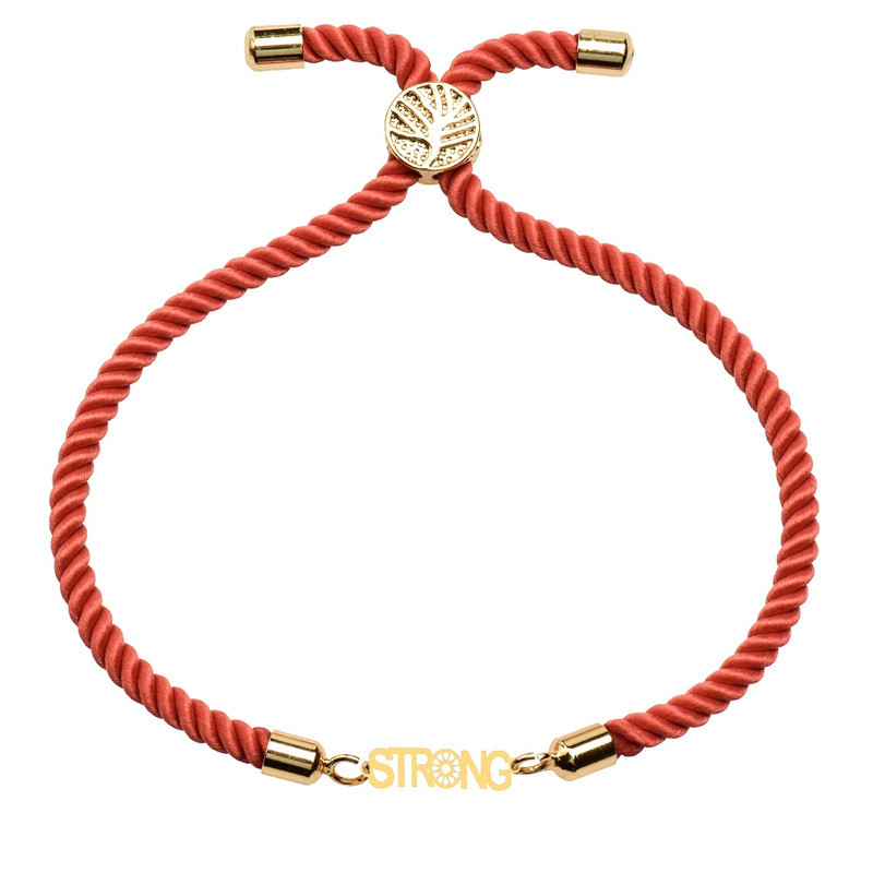 دستبند طلا 18 عیار زنانه الن نار مدل strong N100400