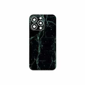 MAHOOT Graphite-Green-Marble Cover Sticker for Apple iPhone 13 Pro Max