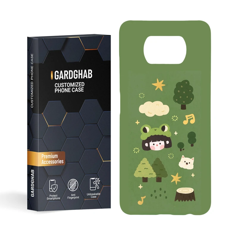 کاور گارد قاب مدل دخترانه مناسب برای گوشی موبایل شیائومی Poco X3 / X3 Pro / X3 NFC