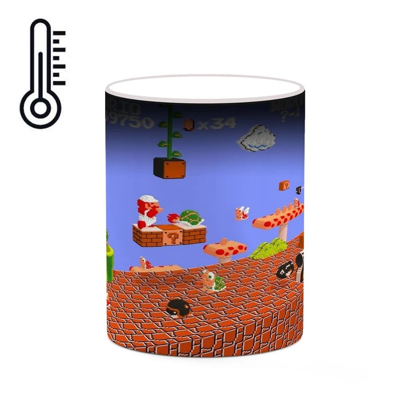 ماگ حرارتی کاکتی مدل بازی سوپر ماریو Super Mario کد mgh30504