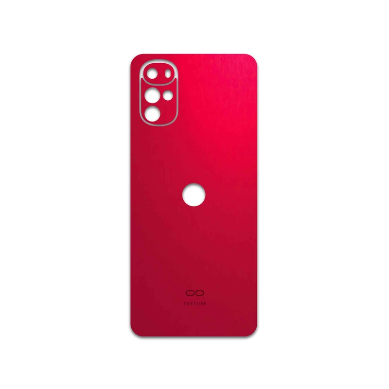 برچسب پوششی ماهوت مدل Matte-Warm-Red مناسب برای گوشی موبایل موتورولا Moto G22