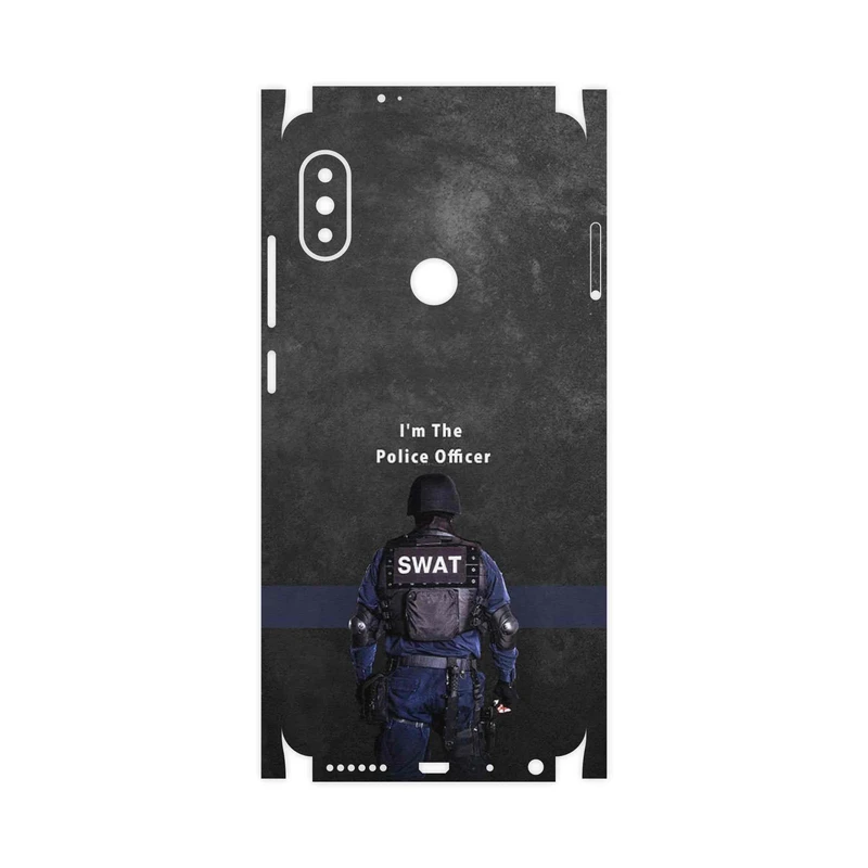 برچسب پوششی ماهوت مدل Police Officer-FullSkin مناسب برای گوشی موبایل شیائومی Redmi Note 5 Pro