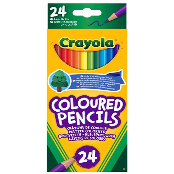 مداد رنگی 24 رنگ کرایولا مدل 672024
