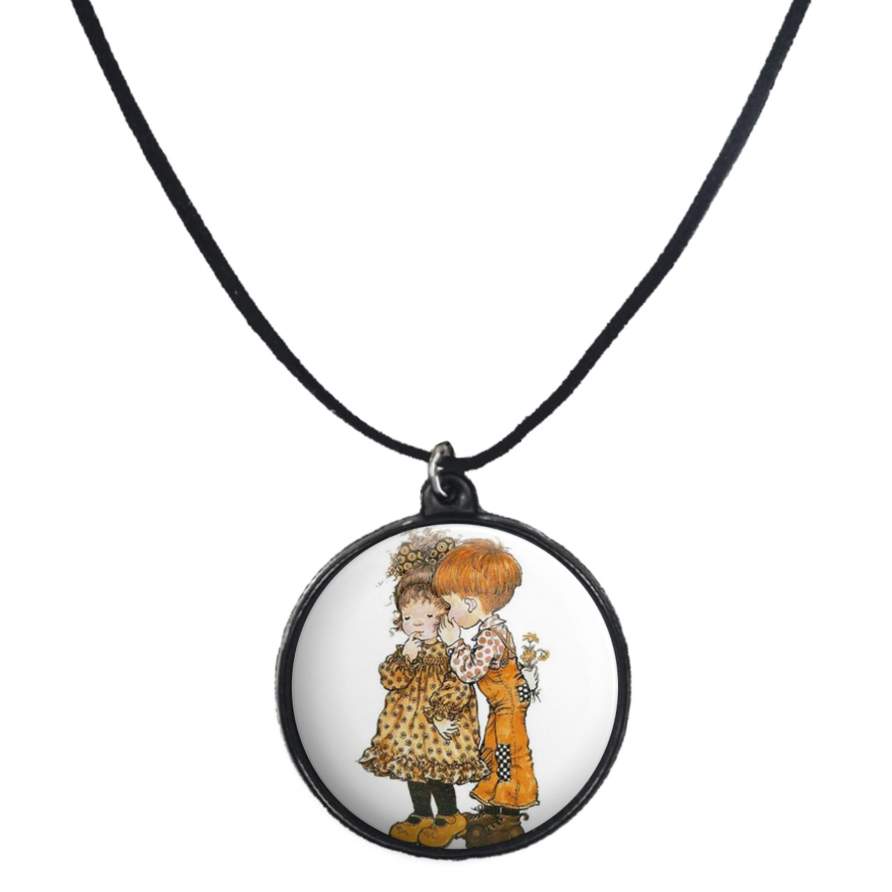 گردنبند پرمانه طرح عاشقانه کد pmb.5464 مدل دو طرفه