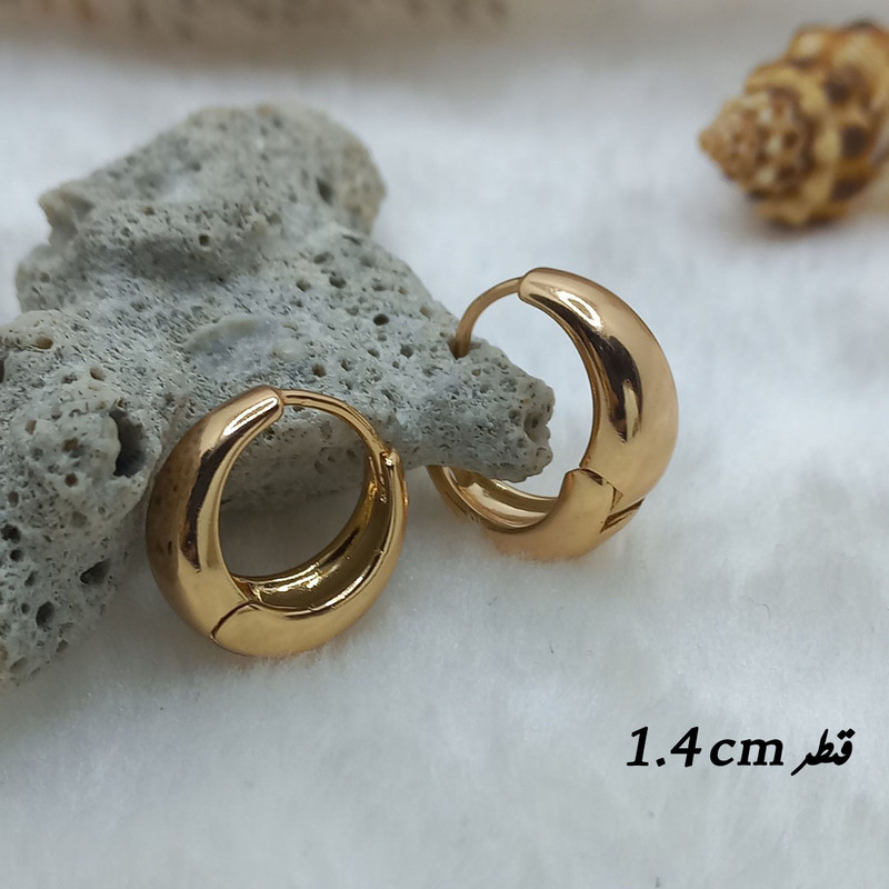 گوشواره زنانه ژوپینگ مدل آینه ای کد NN 047