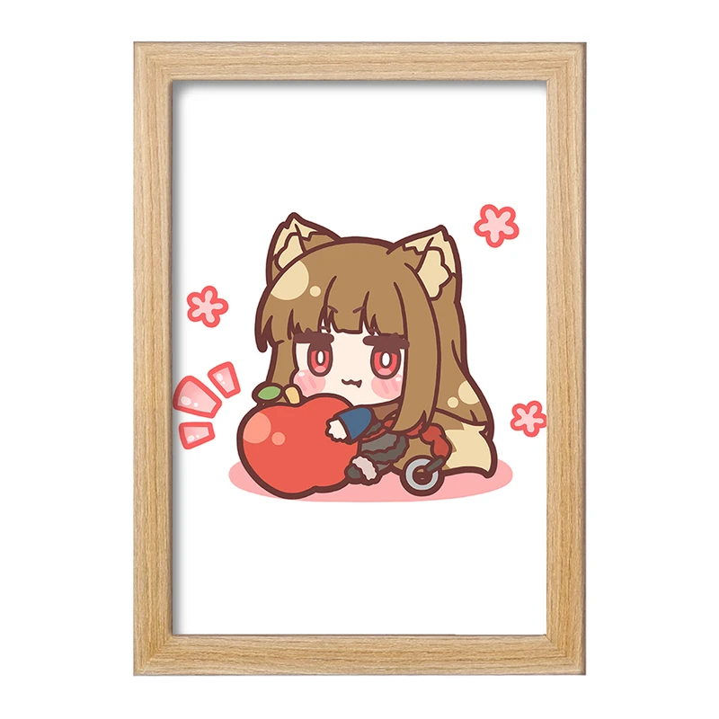 تابلو خندالو مدل هولو انیمه ادویه و گرگ کد 36166