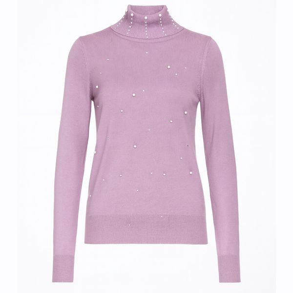 پلیور یقه اسکی زنانه مدل 23175