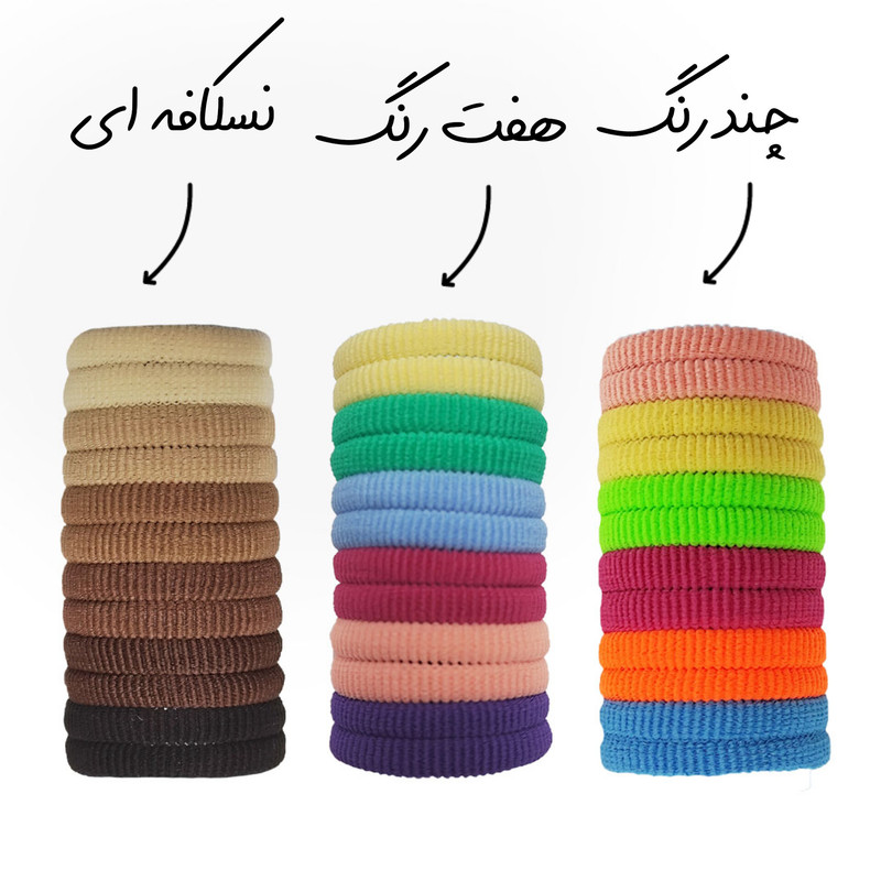کش مو زنانه مدل ۰۹ بسته ۱۲ عددی