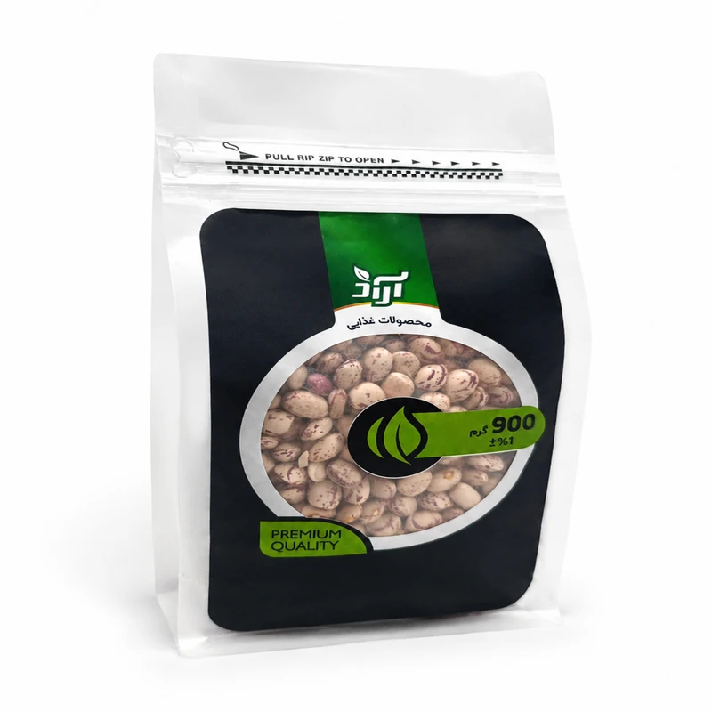 لوبیا چیتی گروه بازرگانی آراد - 900 گرم