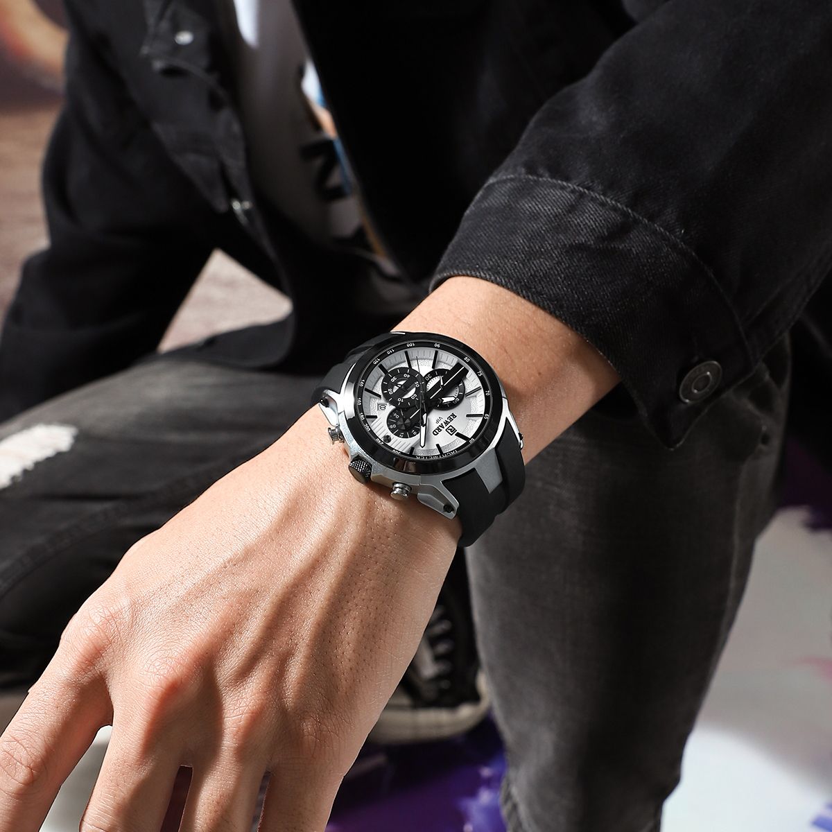 ساعت مچی عقربهای مردانه ریوارد مدل 83046M - - 4