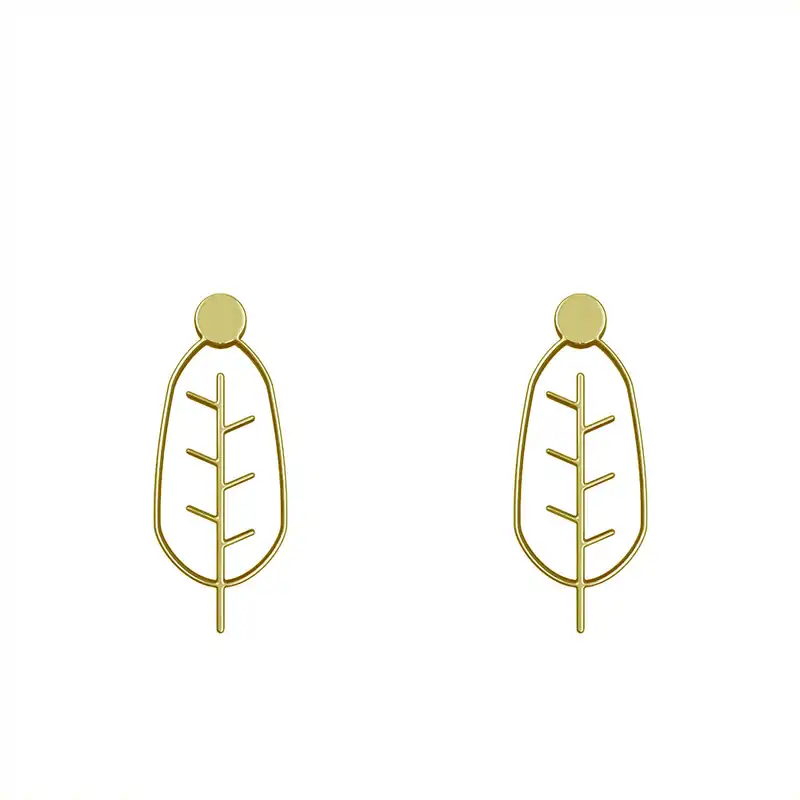 گوشواره طلا 18 عیار زنانه مدوپد مدل درخت کد GA1-15845