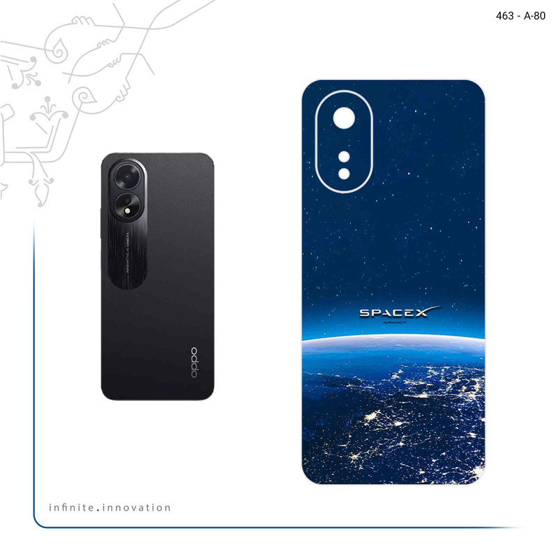 برچسب پوششی ماهوت مدل Space X مناسب برای گوشی موبایل اپو A38