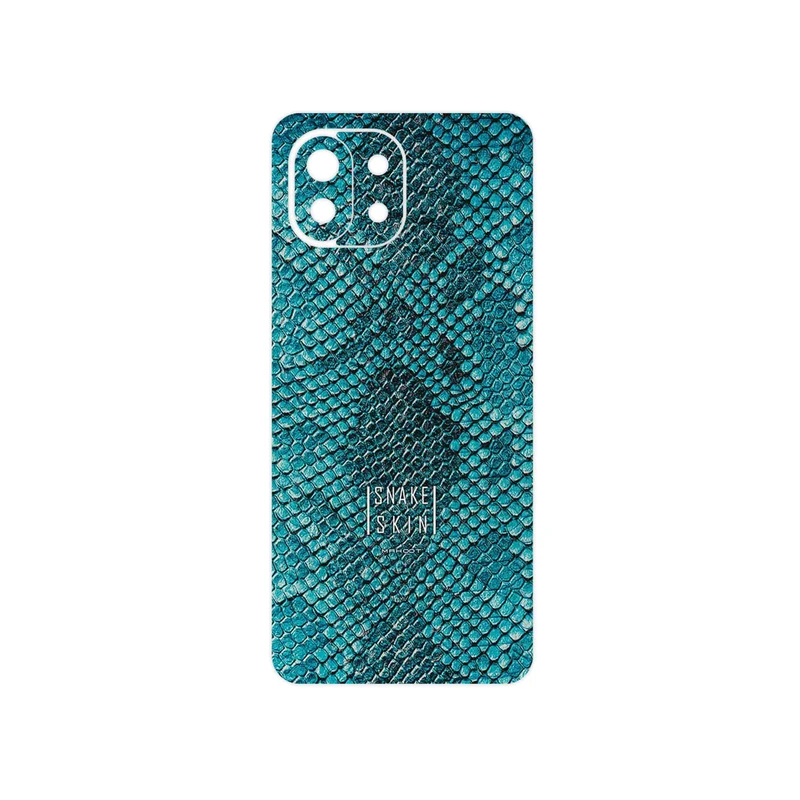 برچسب پوششی ماهوت مدل Blue Snake Skin مناسب برای گوشی موبایل شیائومی 11 Lite 5G NE