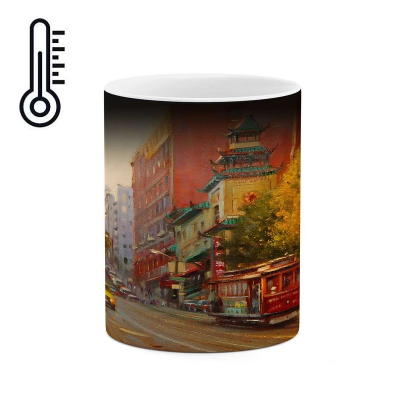 ماگ حرارتی کاکتی مدل نقاشی کد mgh13761