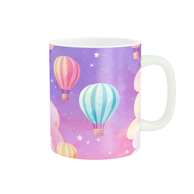 ماگ پاد آفرین طرح بالن رنگی کد 3659