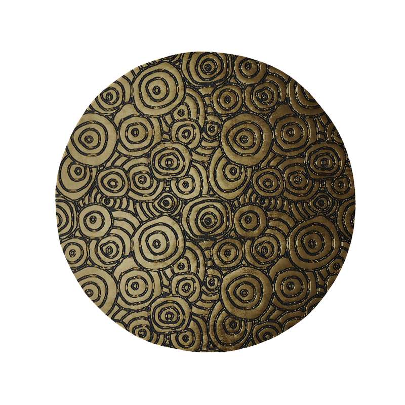 پادری مدل دایره طرح کلاسیک کد 8786 سایز 90 × 90 سانتی متر
