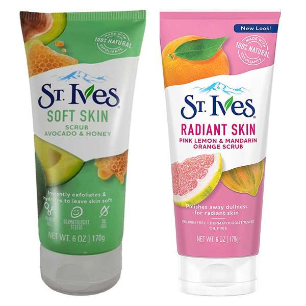 اسکراب لایه بردار پوست اس تی.ایوز کد 001 وزن 170 گرم مجموعه 2 عددی