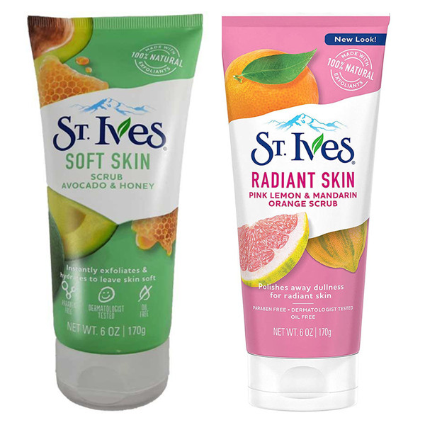 اسکراب لایه بردار پوست اس تی.ایوز کد 001 وزن 170 گرم مجموعه 2 عددی