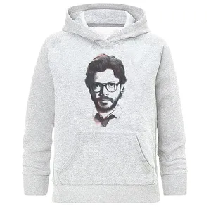 هودی زنانه طرح پروفسور la casa de papel مدل H393