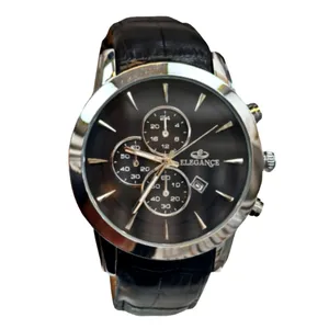 ساعت مچی عقربه‌ای مردانه مدل چرم کد 02