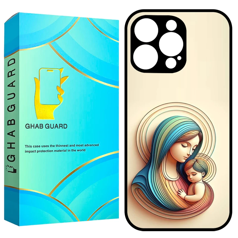 کاور قاب گارد طرح مادر و بچه مدل GCHP16P مناسب برای گوشی موبایل اپل iPhone 16 Pro