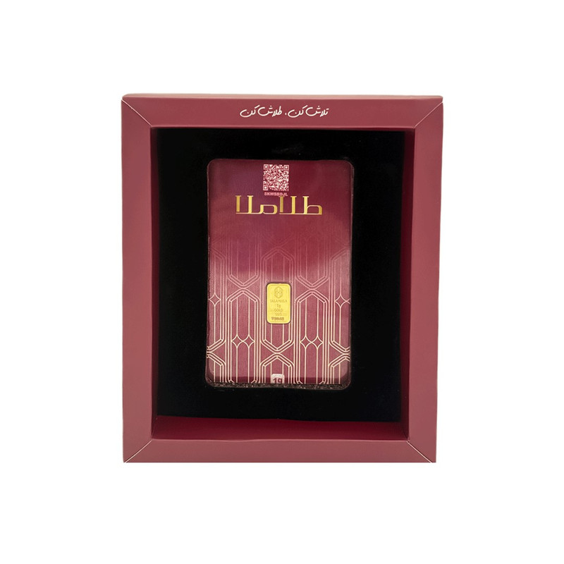 شمش طلا 995 عیار طلا ملا مدل TM10 - 3