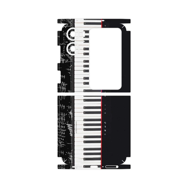 برچسب پوششی ماهوت مدل Piano_Instrument-FullSkin مناسب برای گوشی موبایل اپو Find N2 Flip