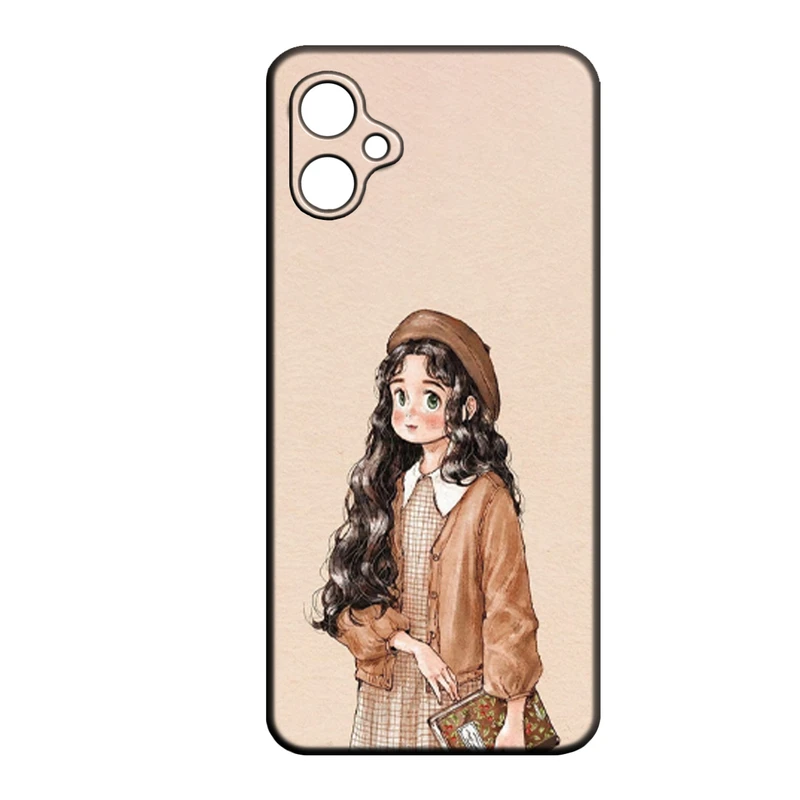 کاور طرح دخترانه کد 098 مناسب برای گوشی موبایل سامسونگ Galaxy A06  