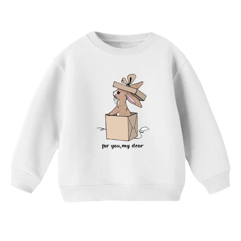 سویشرت بچگانه مدل خرگوش و کادو