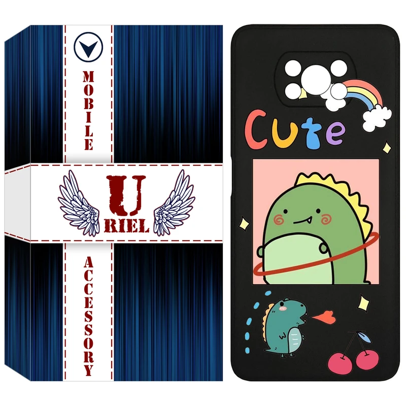 کاور یوریل مدل KSH کد 20 طرح دایناسور مناسب برای گوشی موبایل شیائومی Poco X3 / Poco X3 Pro