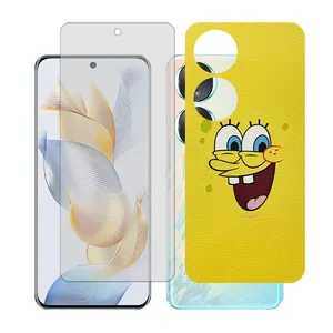Glass together model transparent screen protector suitable for Honor 90 mobile phone with back cover sticker