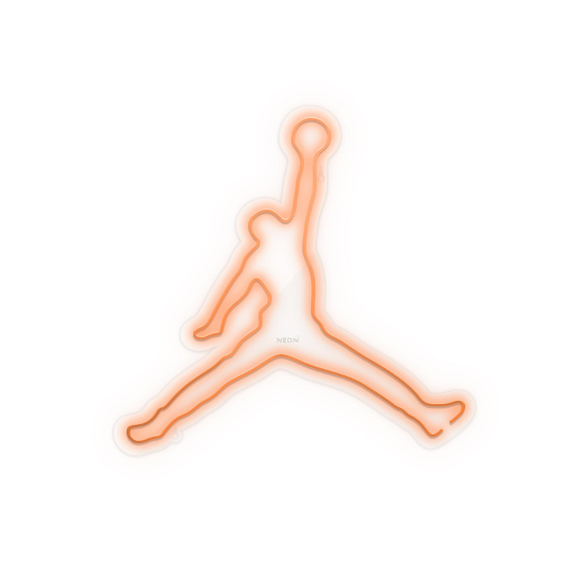 چراغ دیواری نئون دیزاین طرح Jordan_ORG