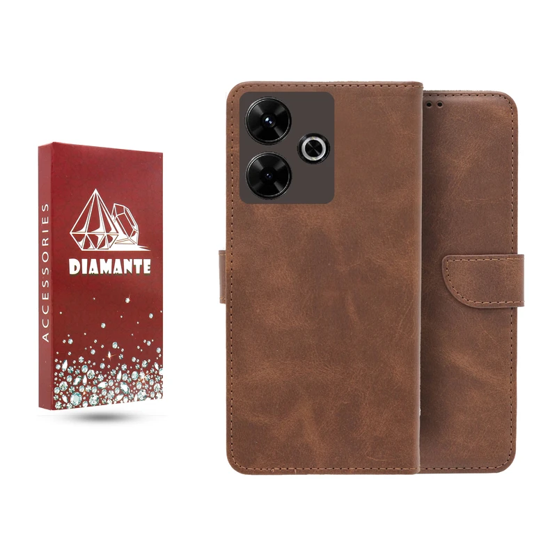 کیف کلاسوری دیامانته مدل Bers Ros مناسب برای گوشی موبایل شیائومی Redmi13