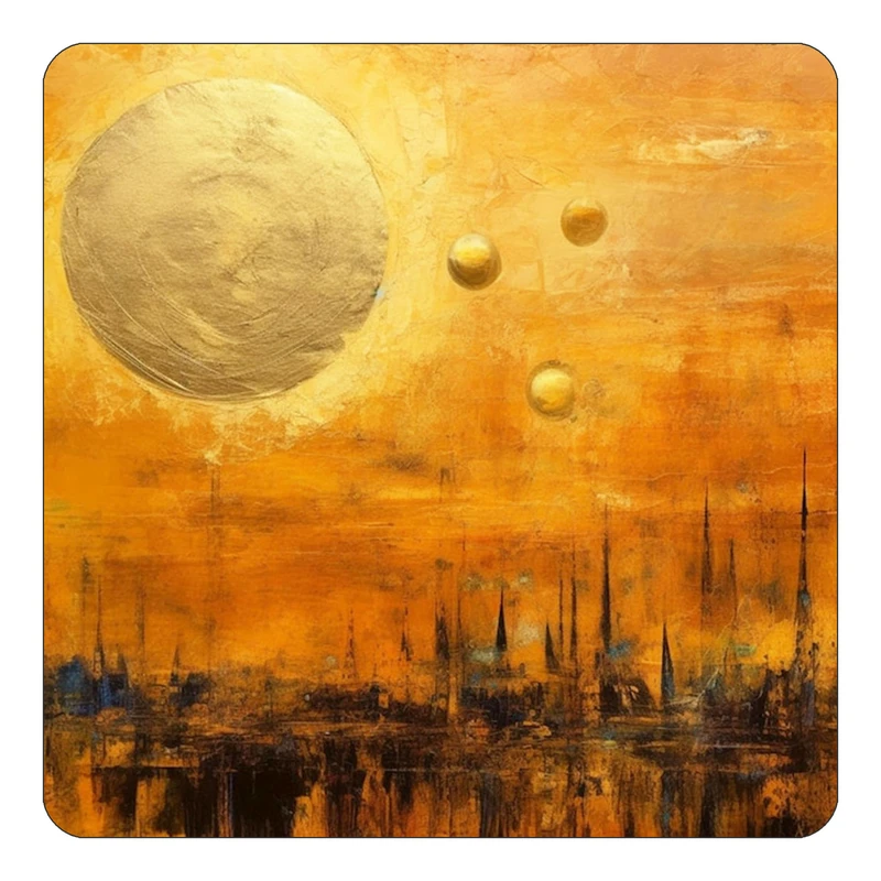 مگنت کاکتی طرح نقاشی رنگ روغن مدل mp71107