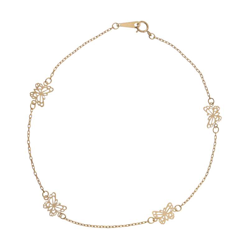 پابند طلا 18 عیار زنانه مدل PA03 پابند طلا 18 عیار زنانه مدل PA03