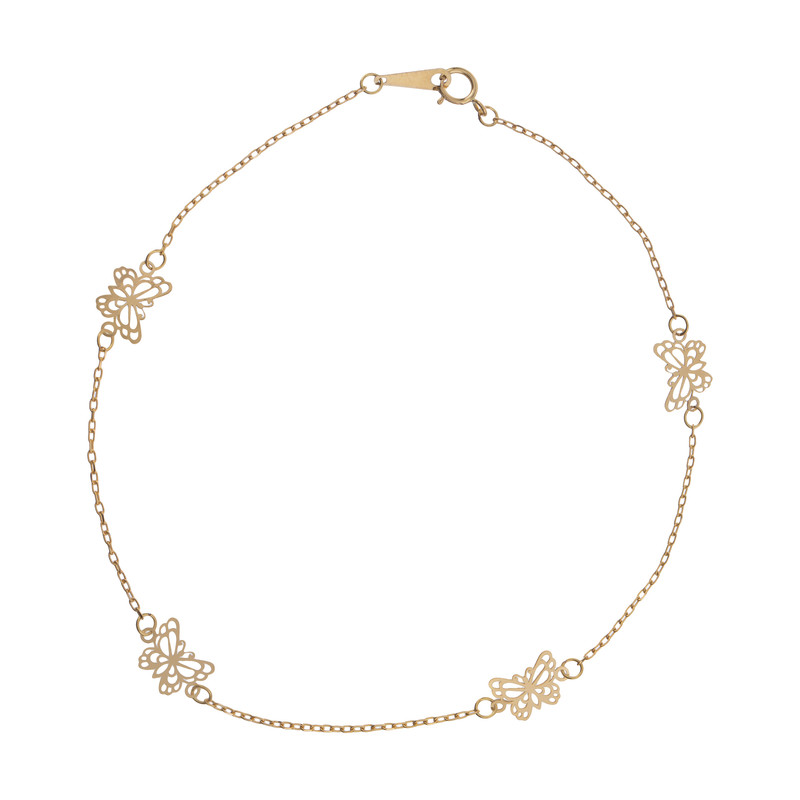 پابند طلا 18 عیار زنانه مدل PA03 پابند طلا 18 عیار زنانه مدل PA03