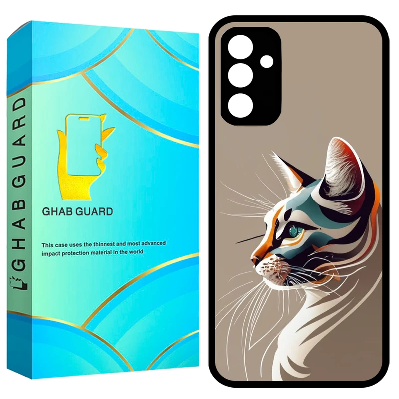 کاور قاب گارد طرح گربه مدل GCHPA34 مناسب برای گوشی موبایل سامسونگ Galaxy A34 5G 
